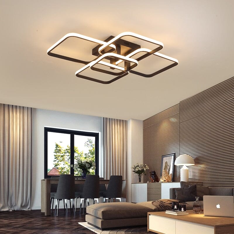 Square hot sale modern chandelier