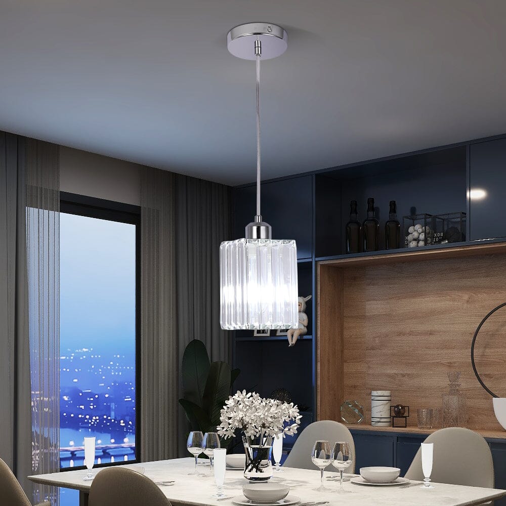 Modern Crystal Glass Pendant Light