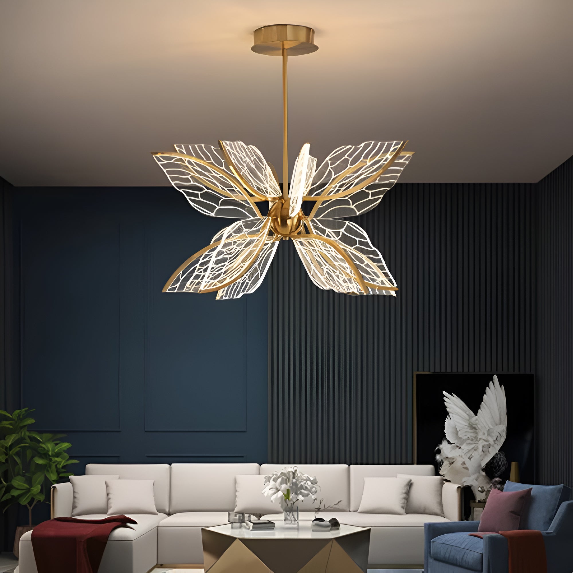 Butterfly Acrylic Chandelier