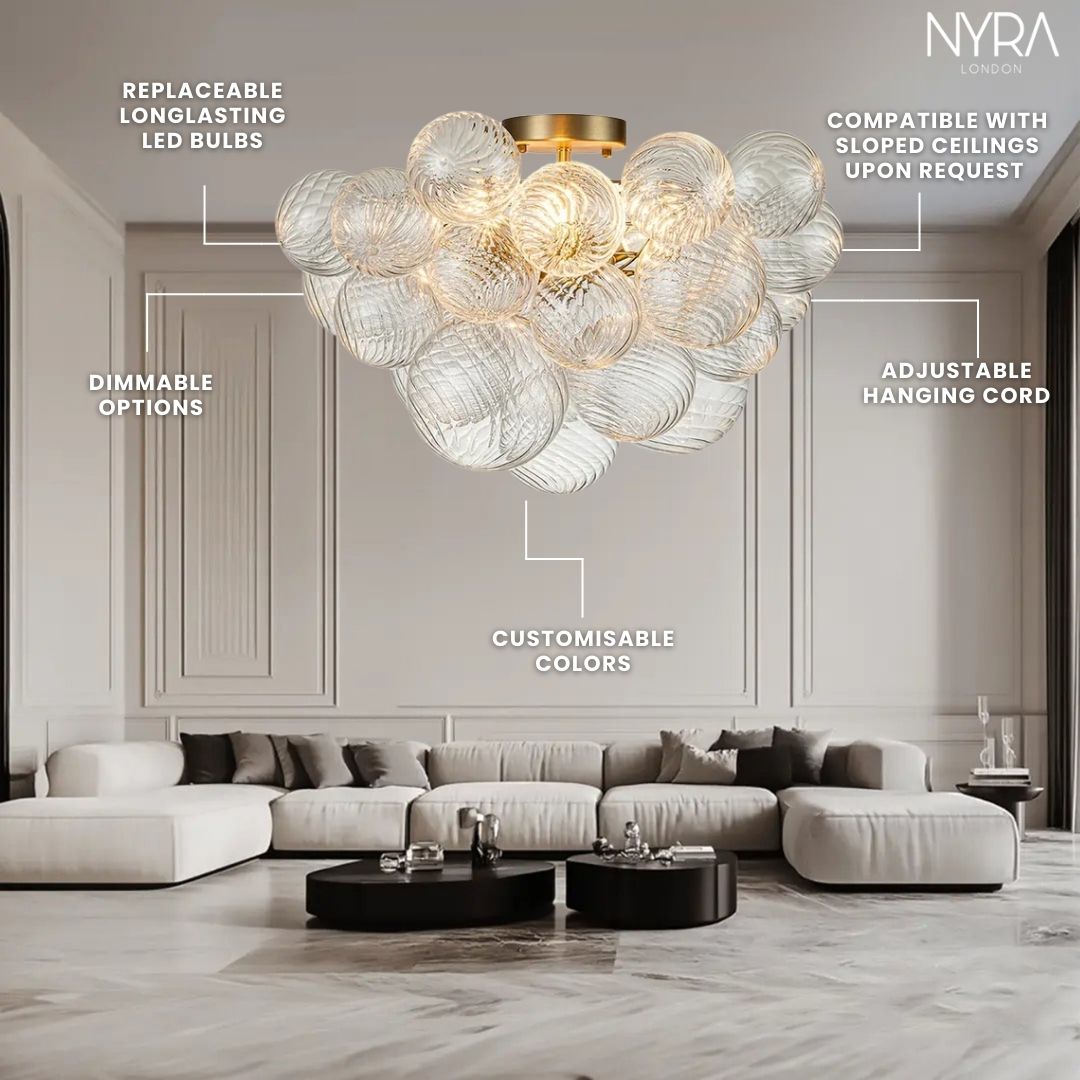 NYRA Bubble Chandelier