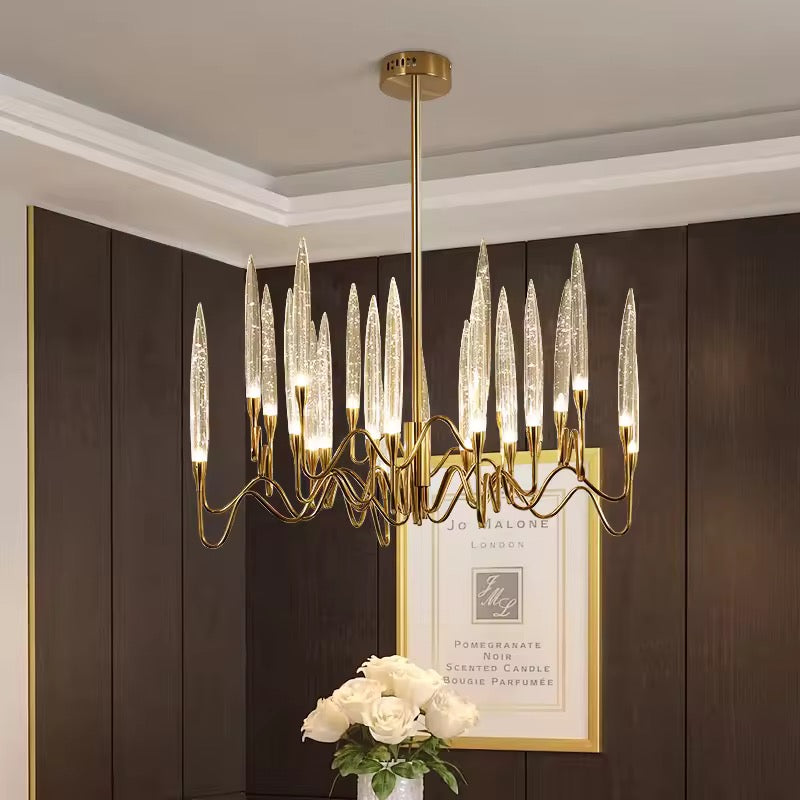 NYRA Crystal Candle Chandelier