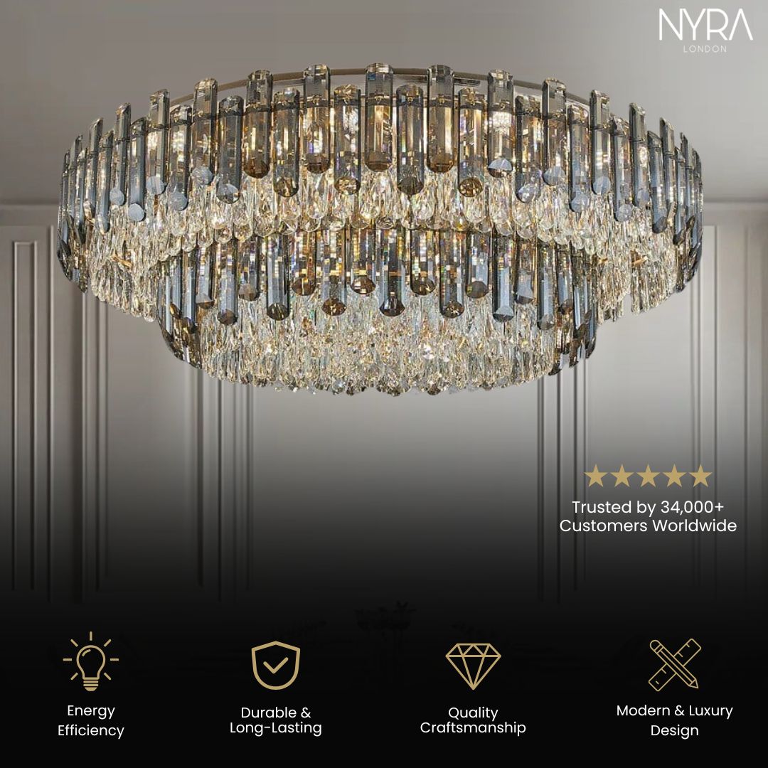 Roberta Crystal Ceiling Lights