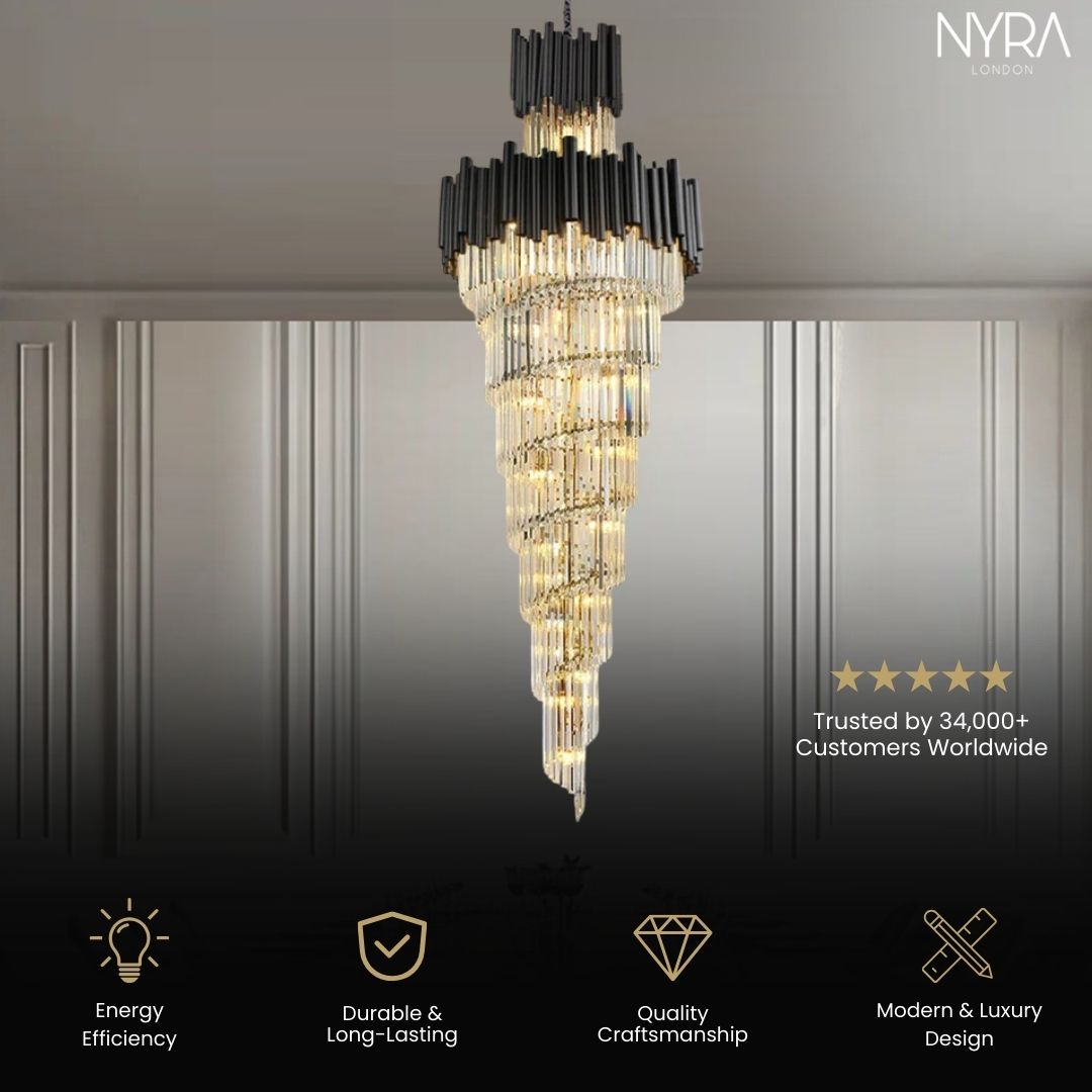 New York Black Chandelier