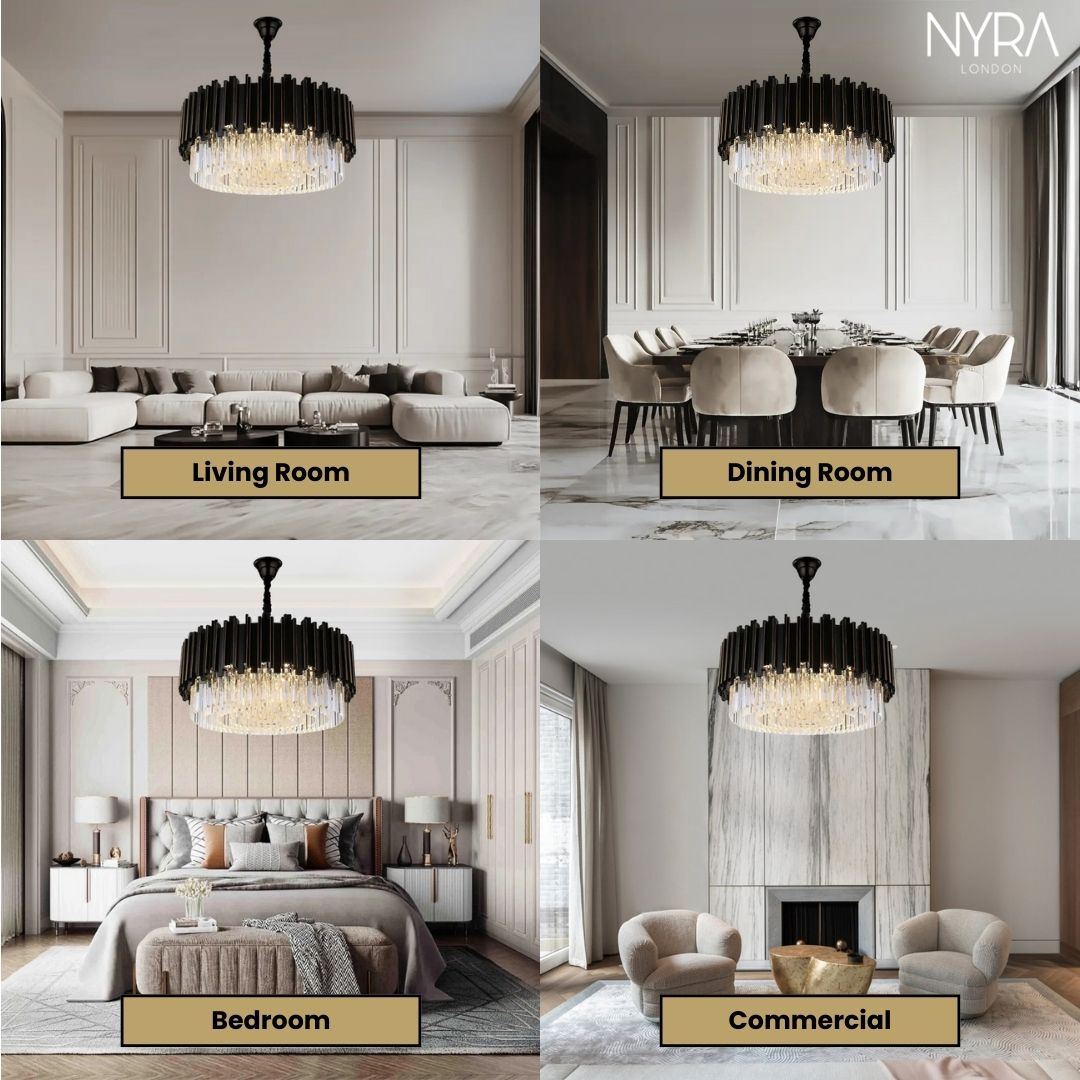 Sylvia Matte Chandelier