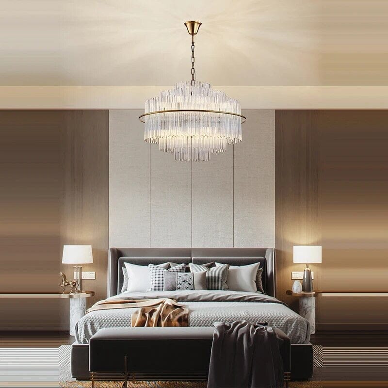 NYRA Luna Crystal Droplet Chandelier Collection – NYRALONDON