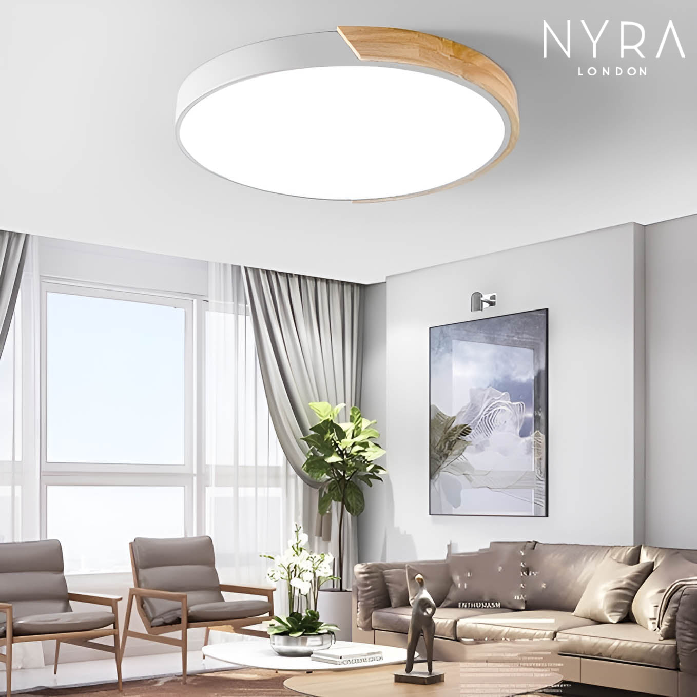 NYRA Ultra-thin LED Ceiling Light