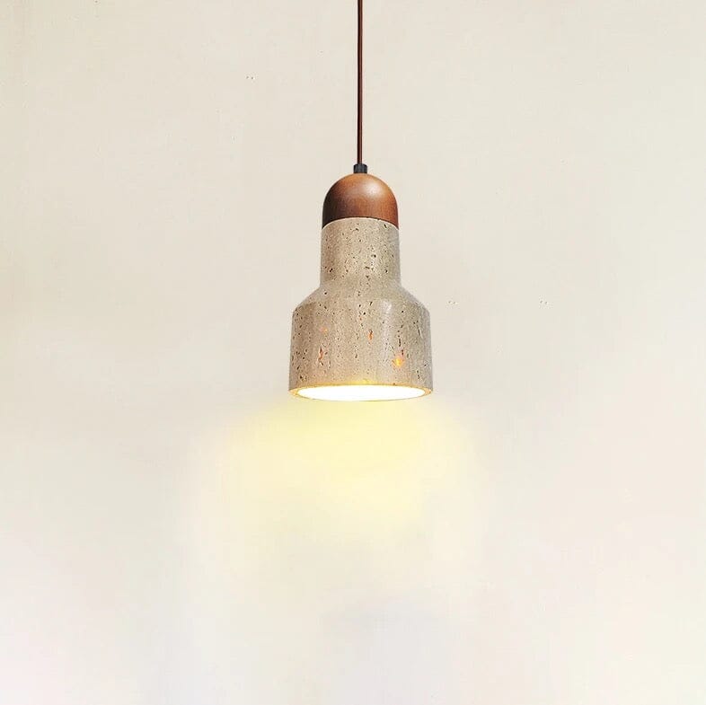 Travertine Wabi Pendants