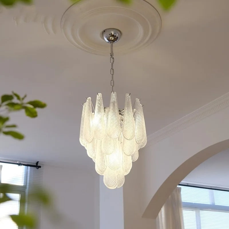 Frosted Veil Snowfall Chandelier