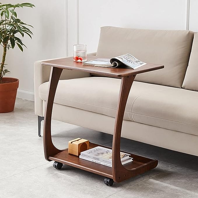 C-Shaped End Table