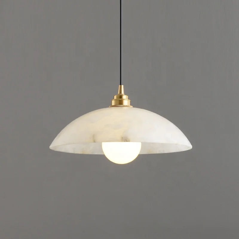 Inigo Marble Alabaster Hanging Lamps