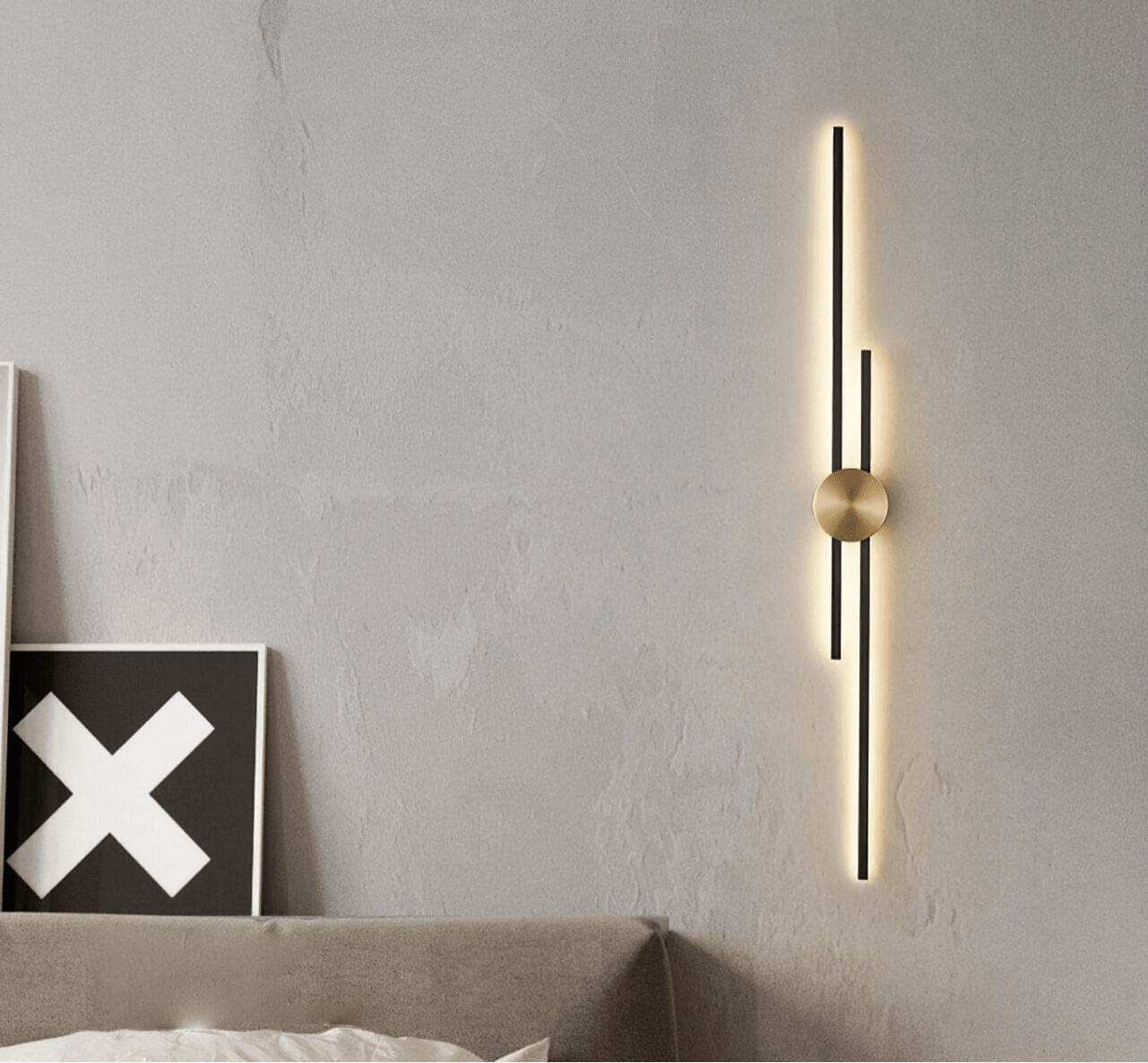 Bethnal Minimalist  Copper Wall Light