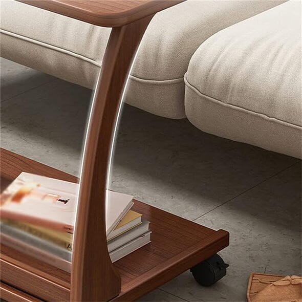 C-Shaped End Table