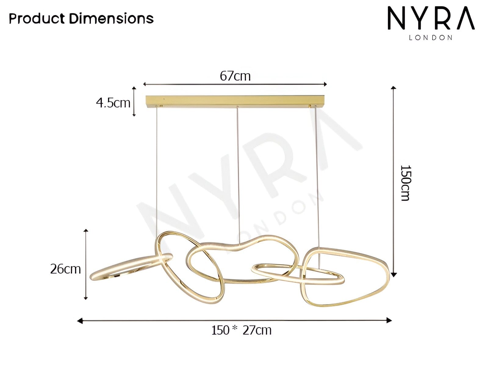 NYRA Ring Chandelier