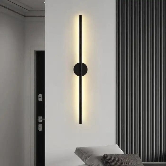 NYRA Black Tube Wall Lamp