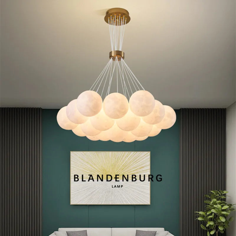 Bubble Planets Chandelier