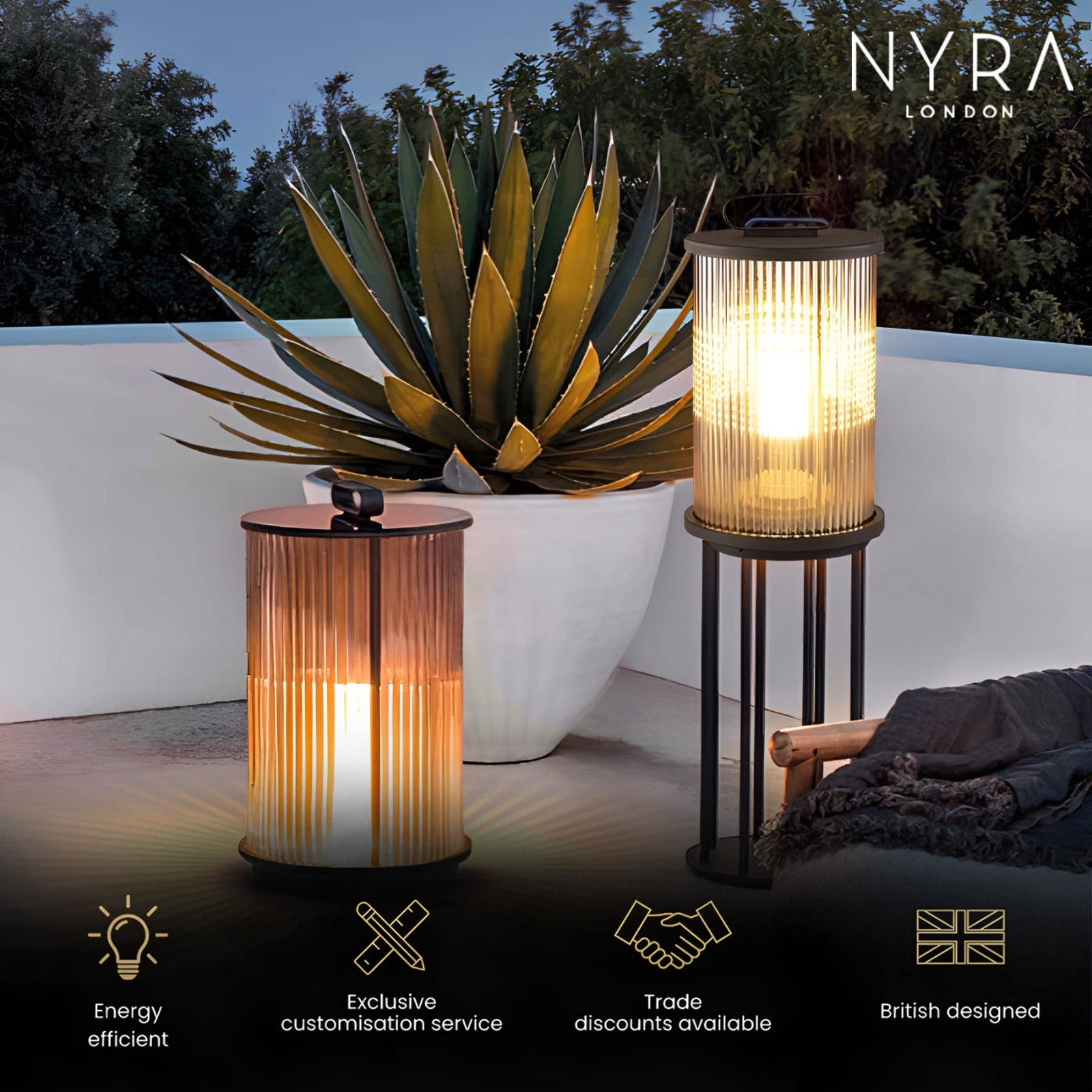 Elvy Villa Waterproof Garden Lamp