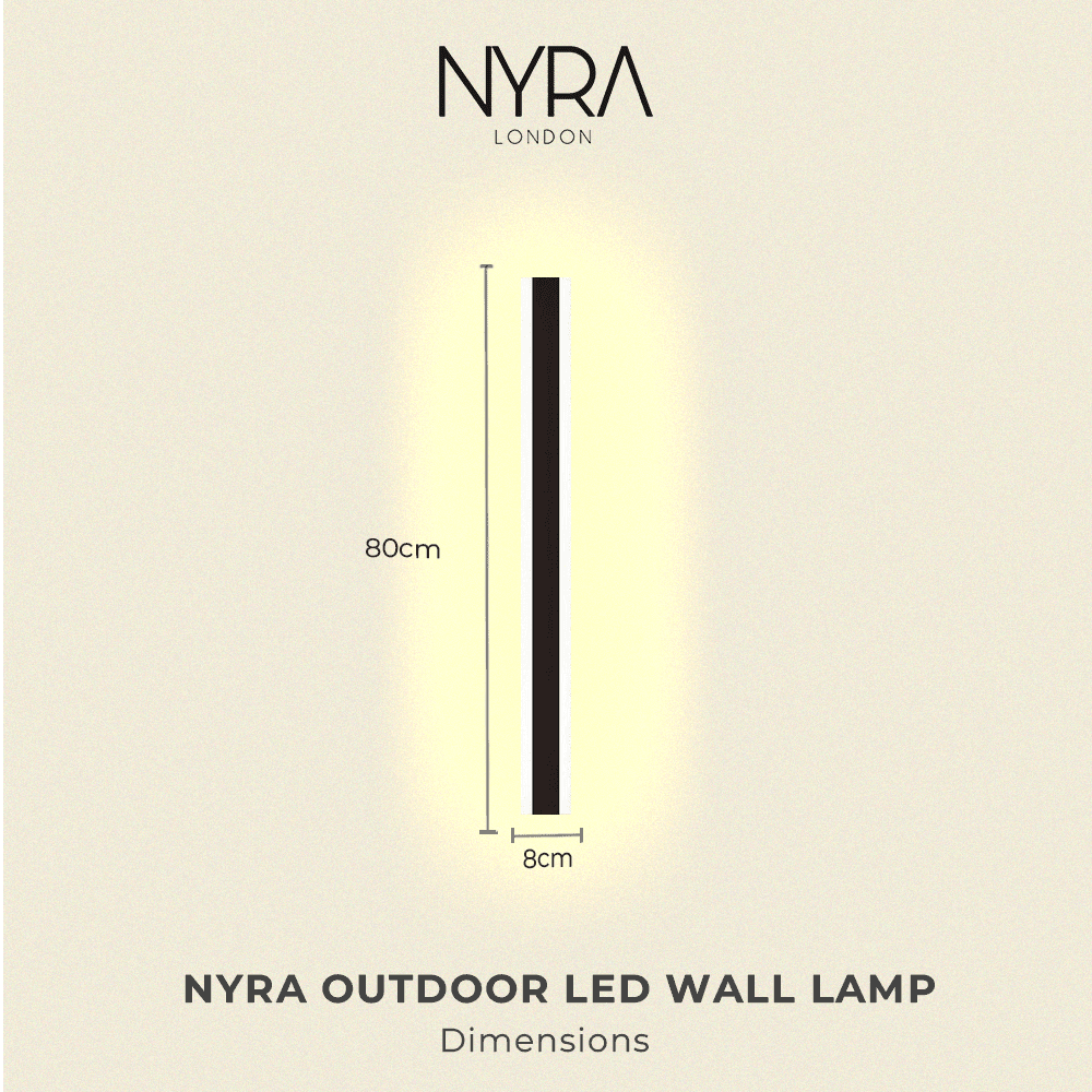 NYRA Outdoor LED wall lamp