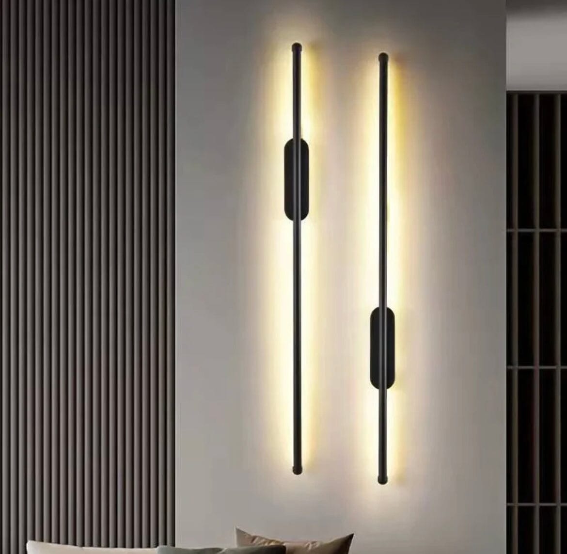 NYRA Black Tube Wall Lamp