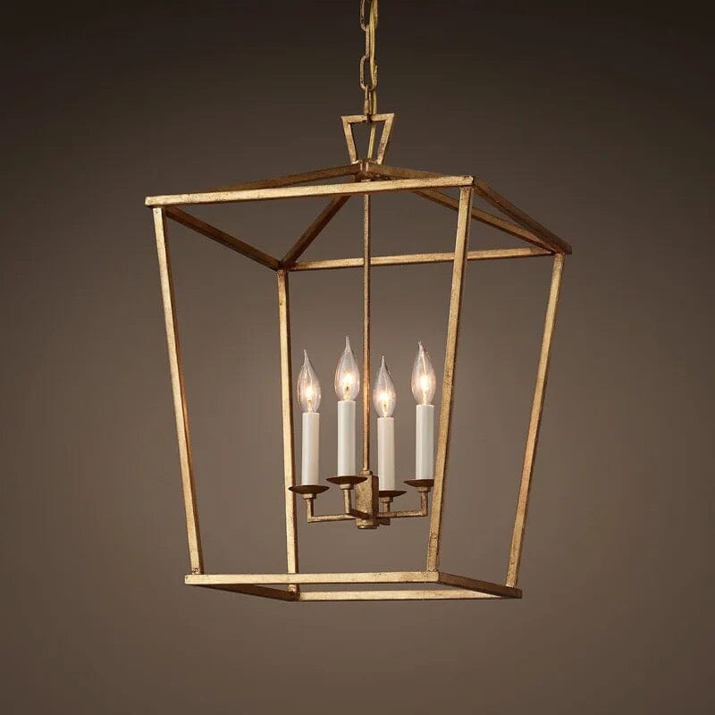 NYRA Retro Candle Cage Pendant