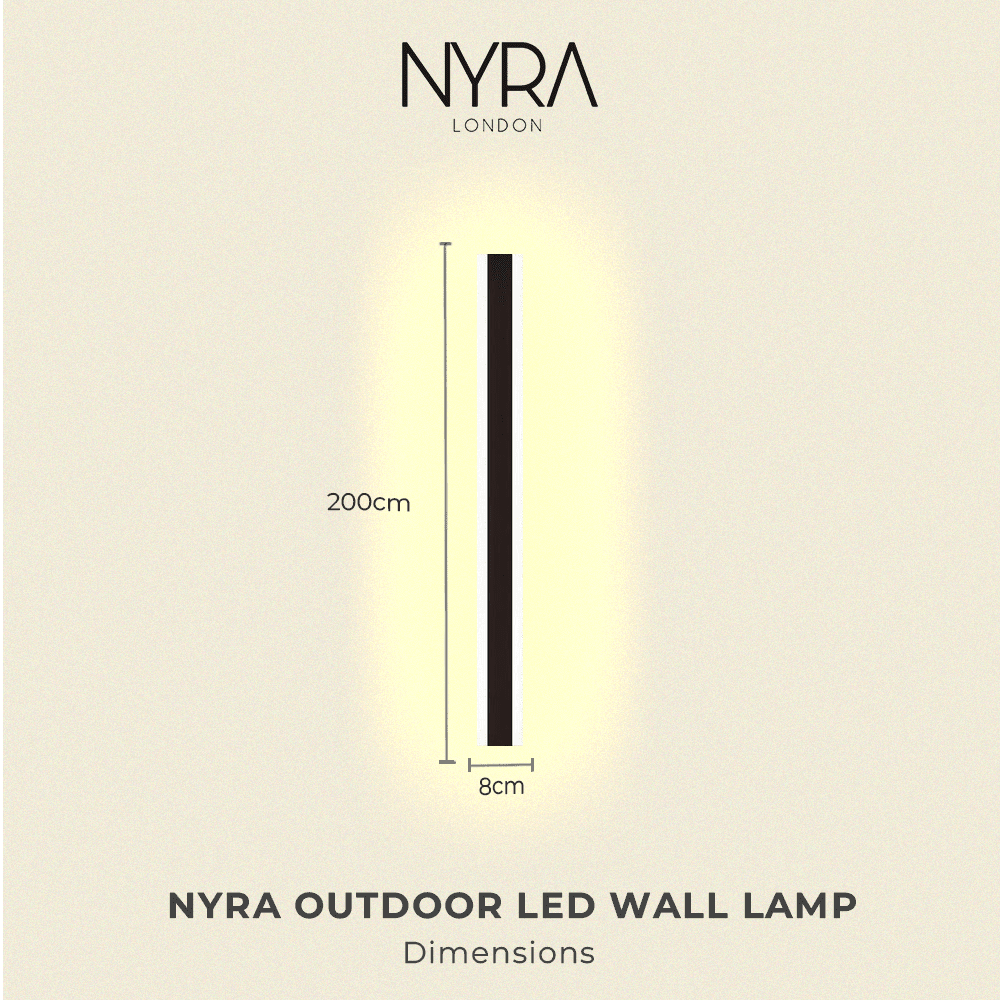 NYRA Outdoor LED wall lamp