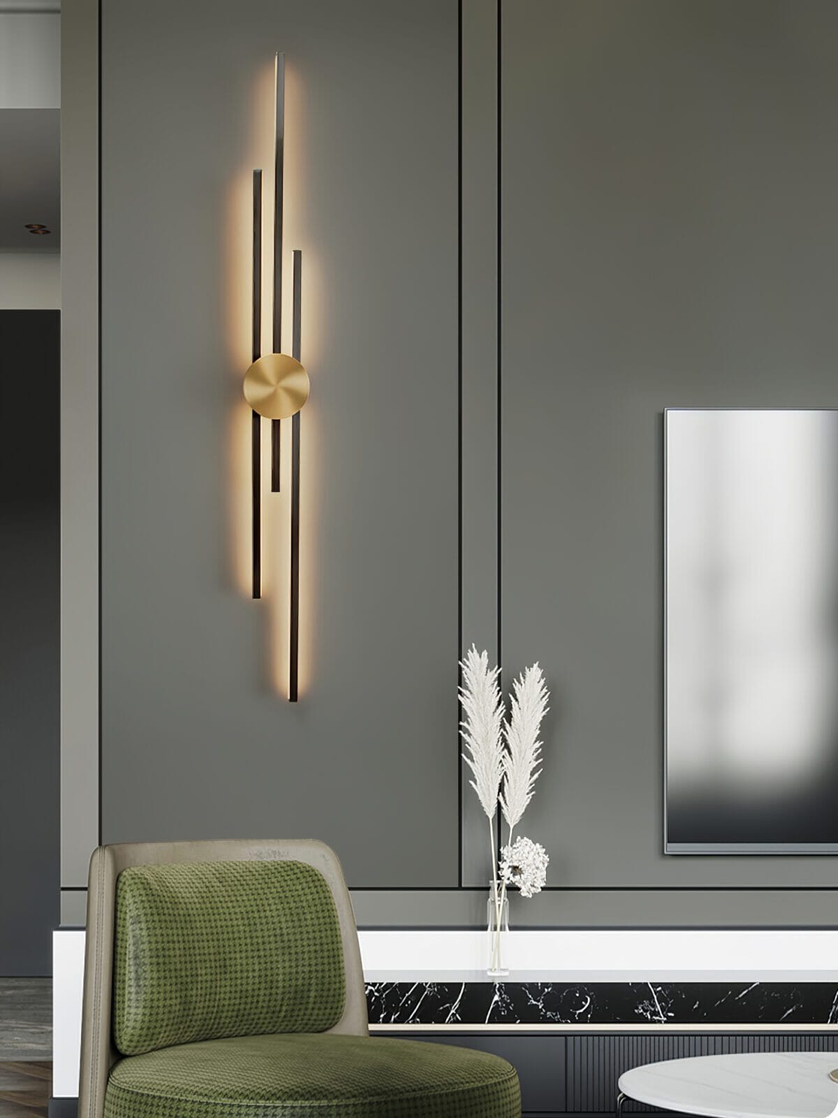 Bethnal Minimalist  Copper Wall Light