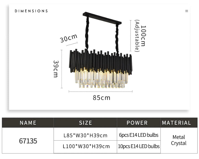 Maximus Crystal Chandelier Collection