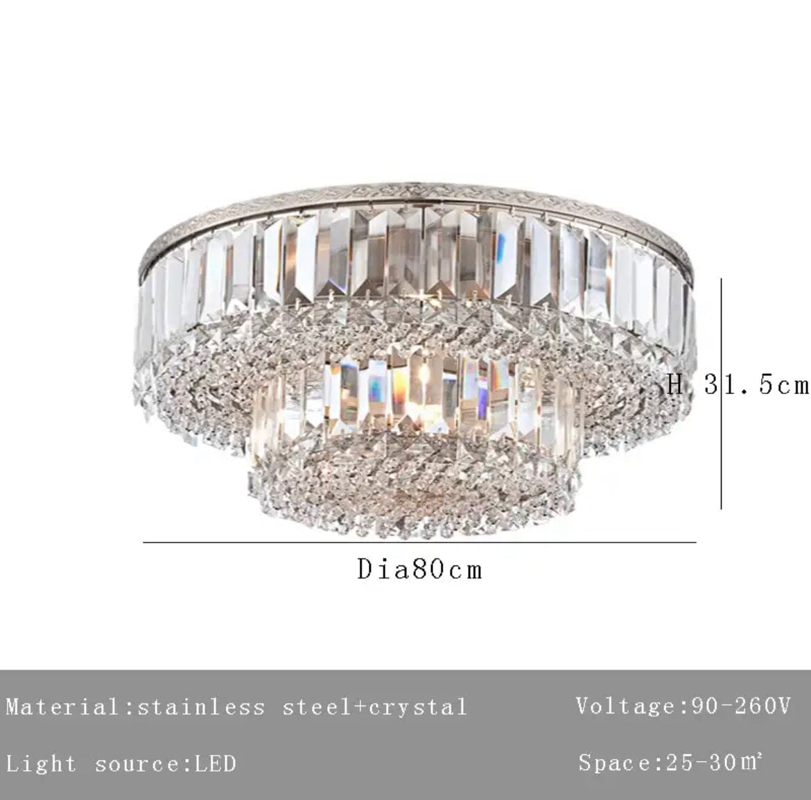 Rosalina Crystal Chandelier