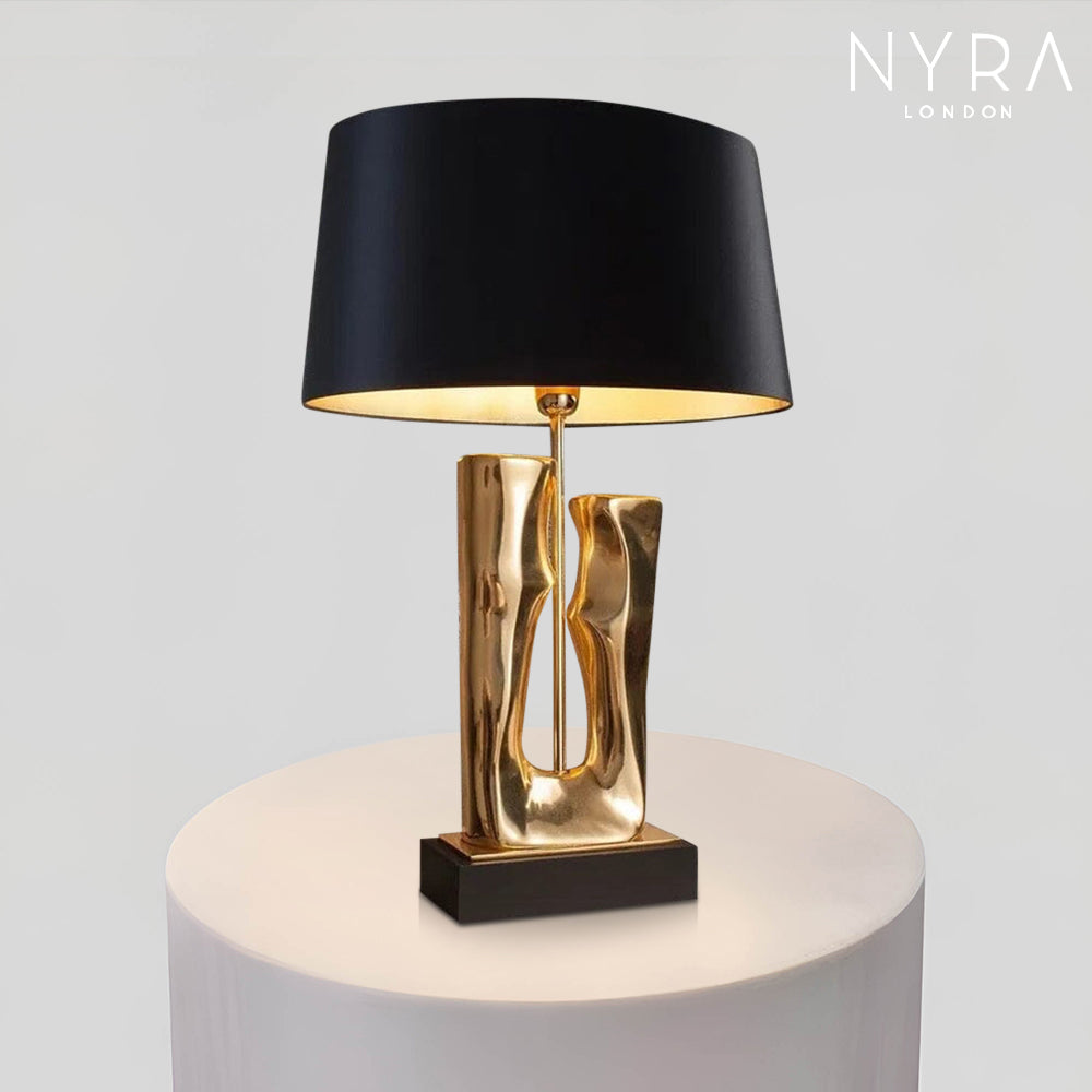 Golden Trunk Table Lamp