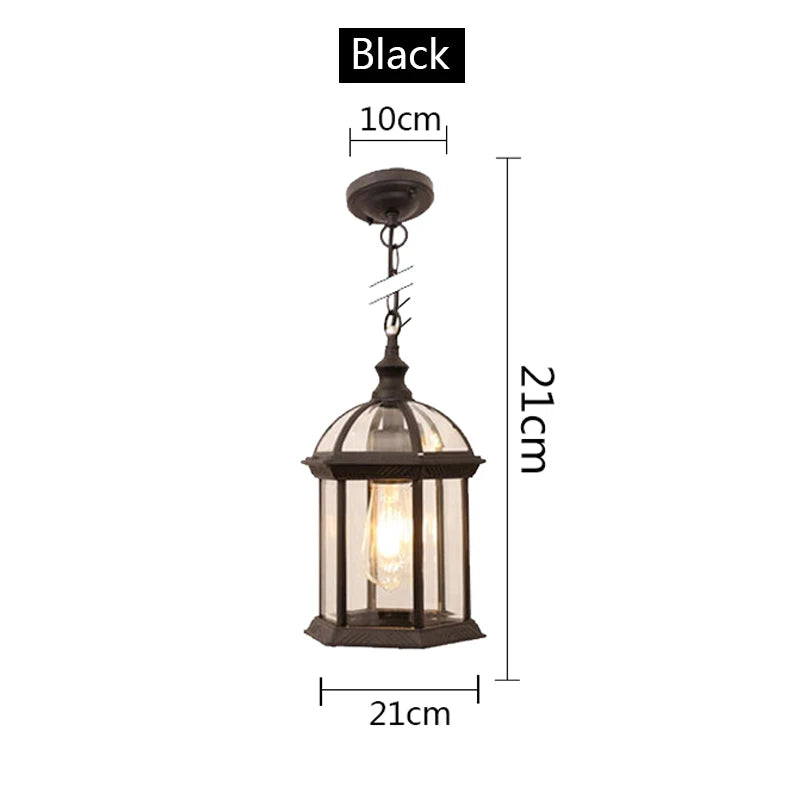 Waterproof Garden Pendant Light