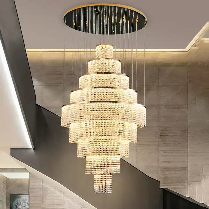 Melanie Ring Crystal Chandelier