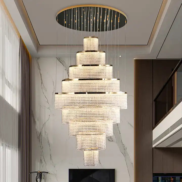 Melanie Ring Crystal Chandelier