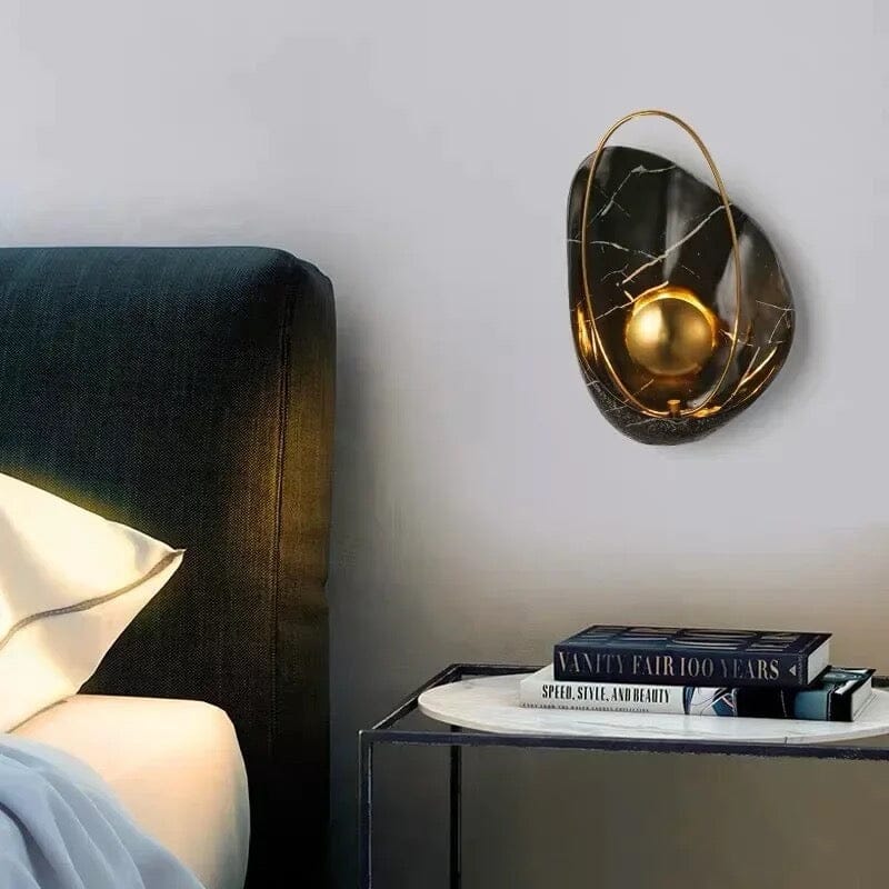 Luxury Imitation Marble Wall Lamp