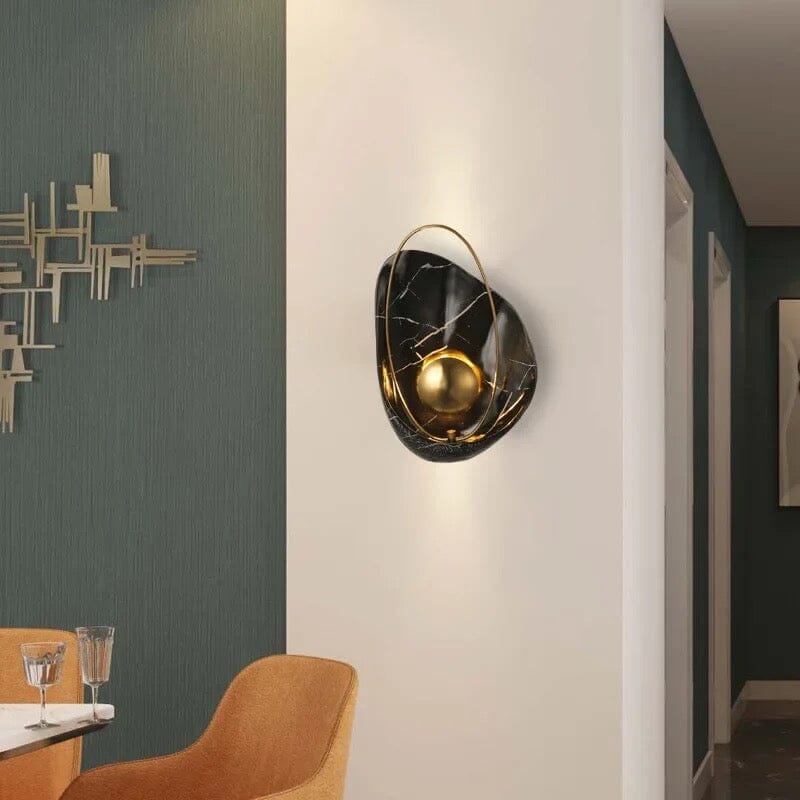 Luxury Imitation Marble Wall Lamp