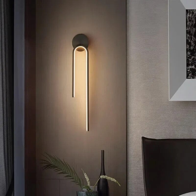 Gloucester Black Gold Minimalism LED Wall Lamp