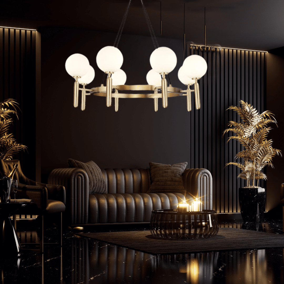 Diana Orb Ball Chandelier