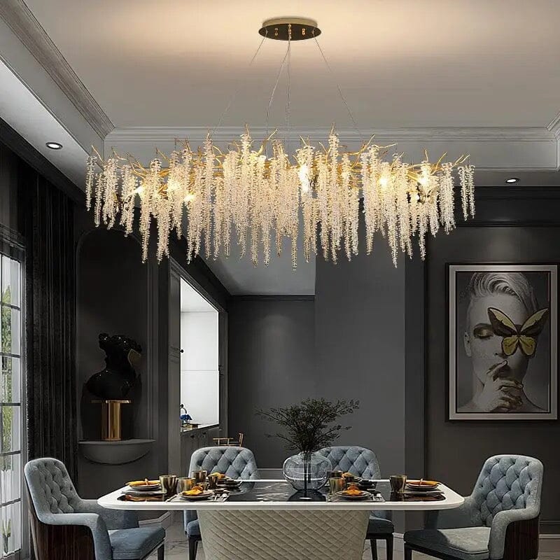 NYRA Branch Glass Chandelier