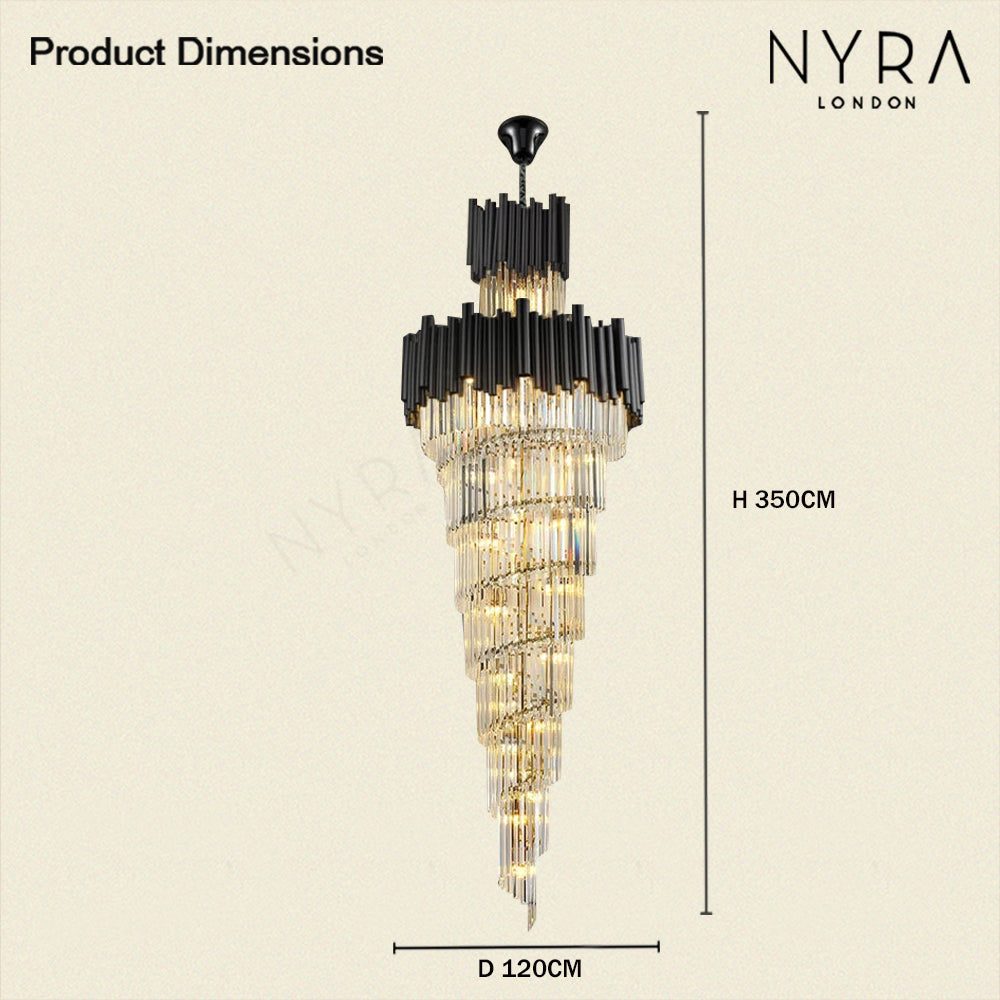 New York Black Chandelier