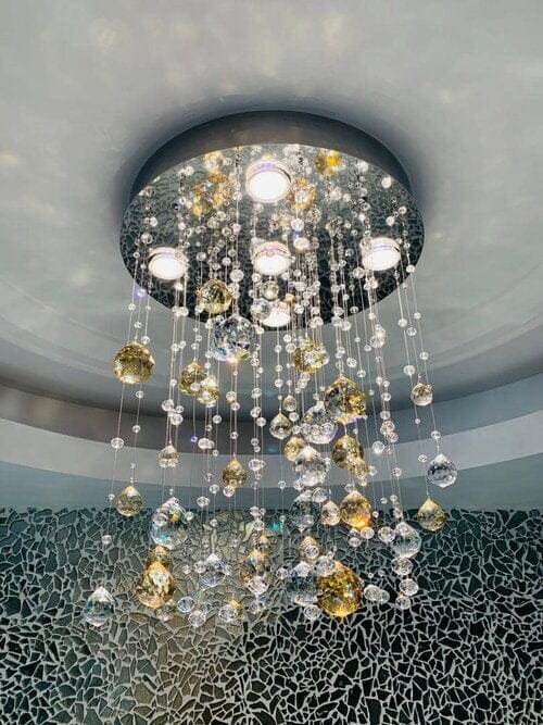 Rainfall Crystal Chandelier