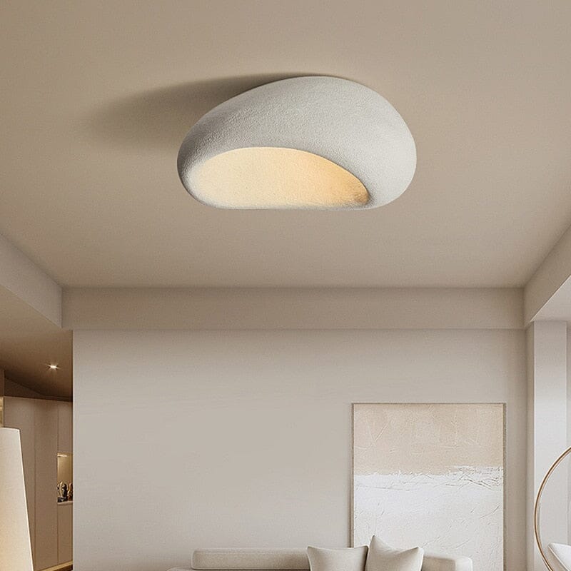 White Gray Wabi Sabi LED Ceiling Lights