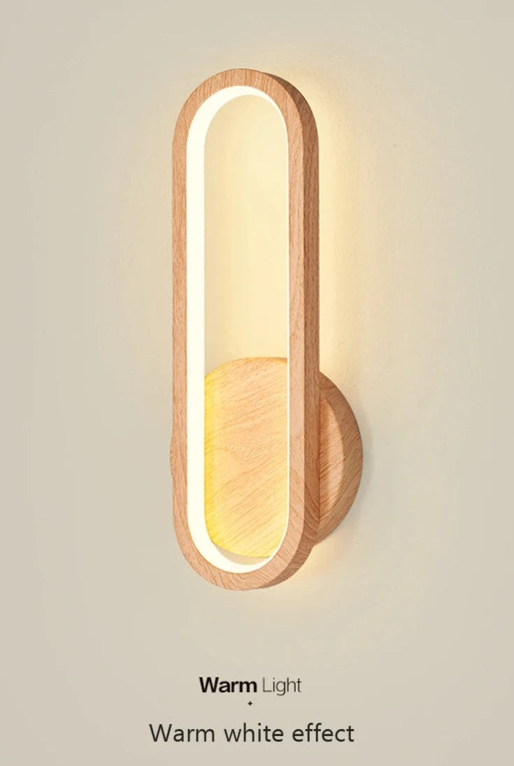 Rosie Wooden Wall Lamp