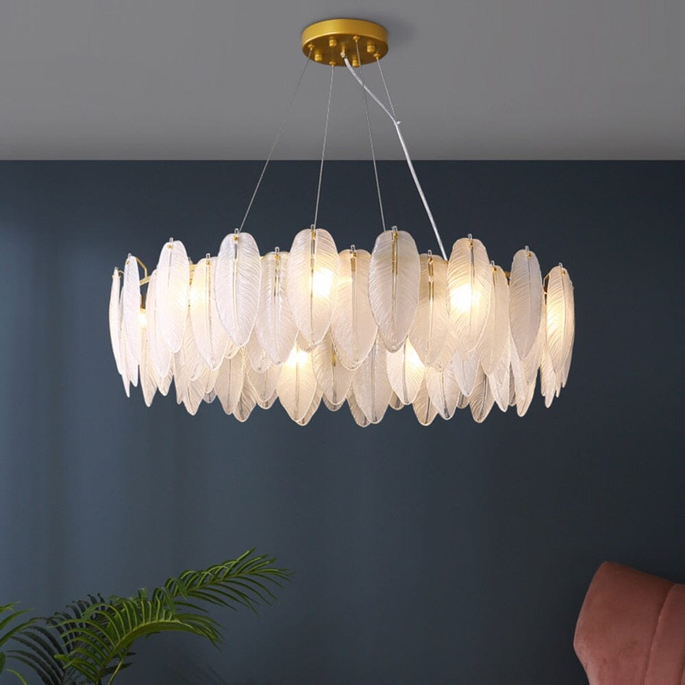 Feather Chandelier