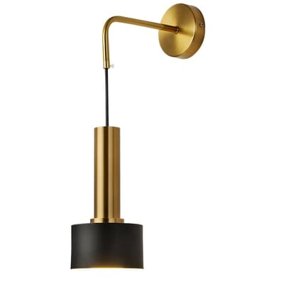 Modern Black And Gold Sconce