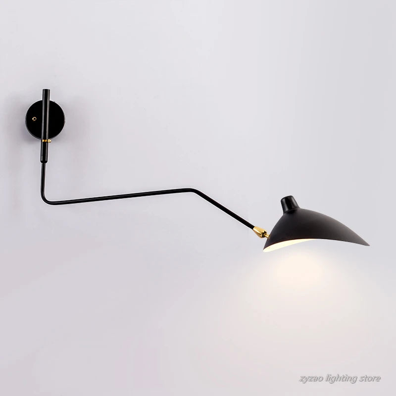 Dual Arc Modern Wall Lamp