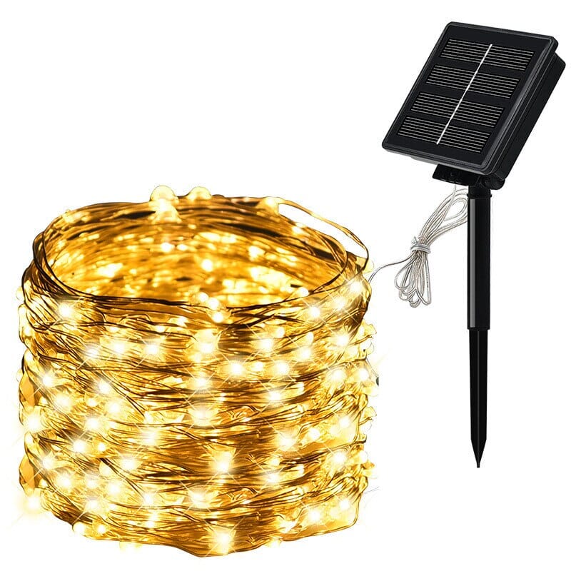 LED Round Solar Fairy Lights