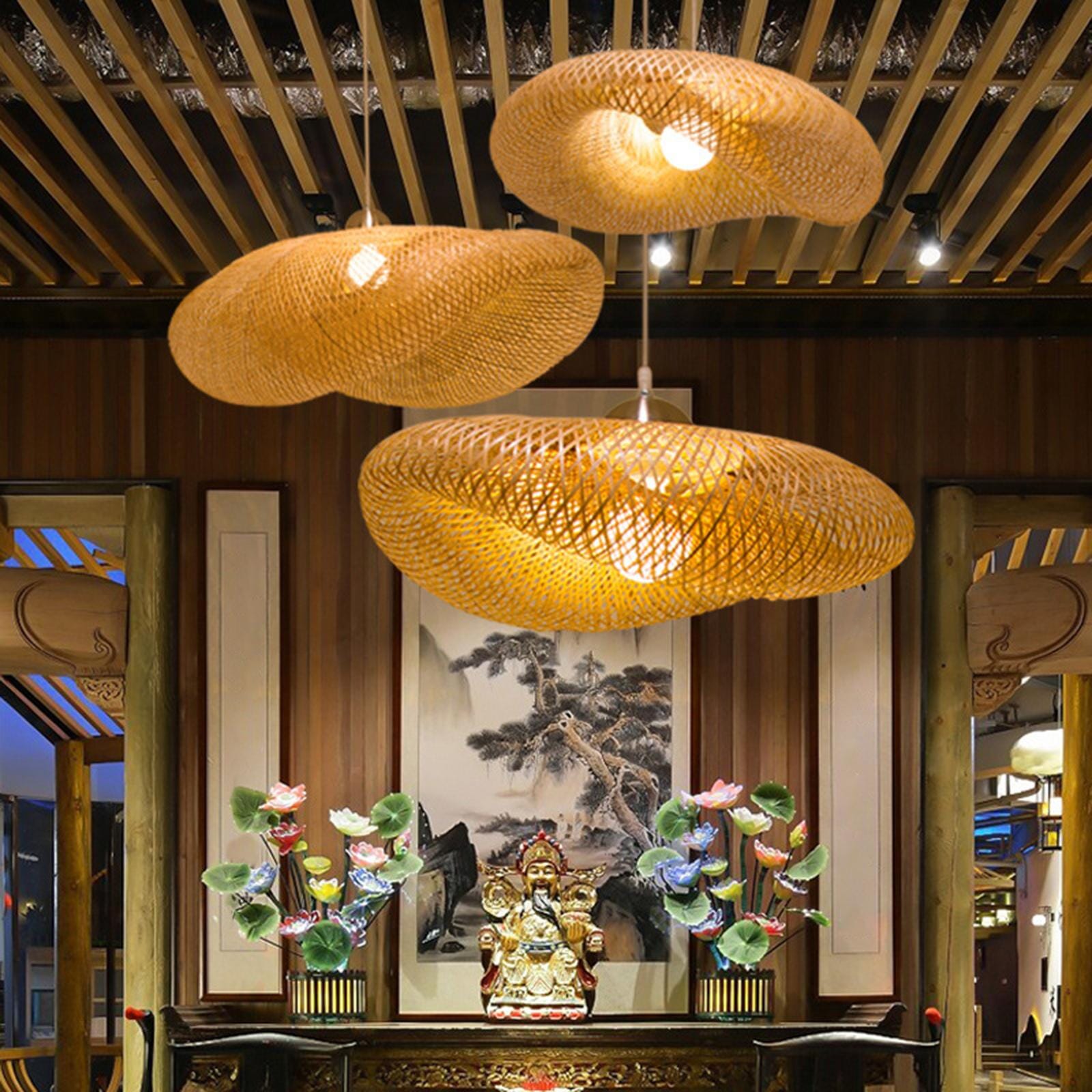 NYRA Bamboo Weaving Lamp