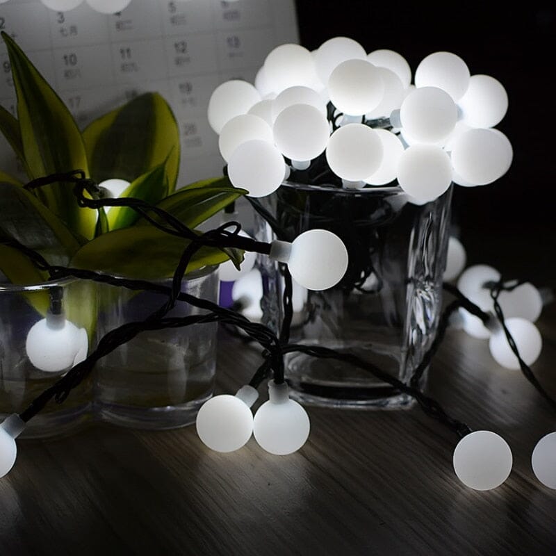 LED Round Solar Fairy Lights