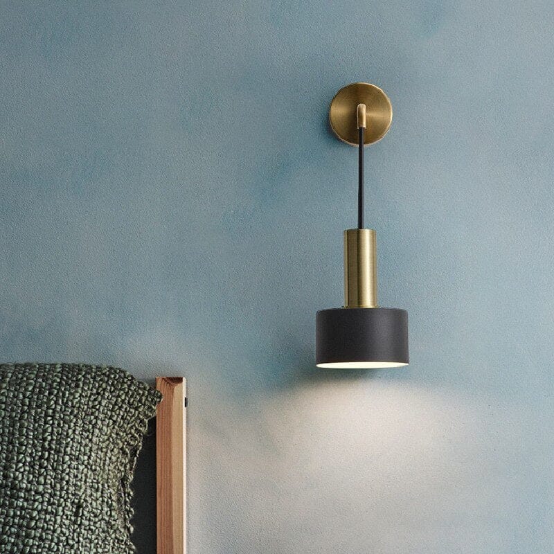 Modern Black And Gold Sconce