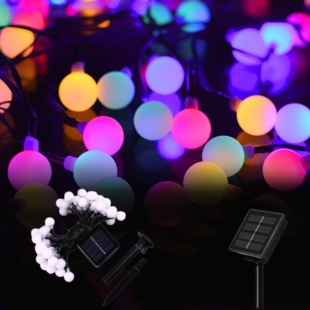 LED Round Solar Fairy Lights