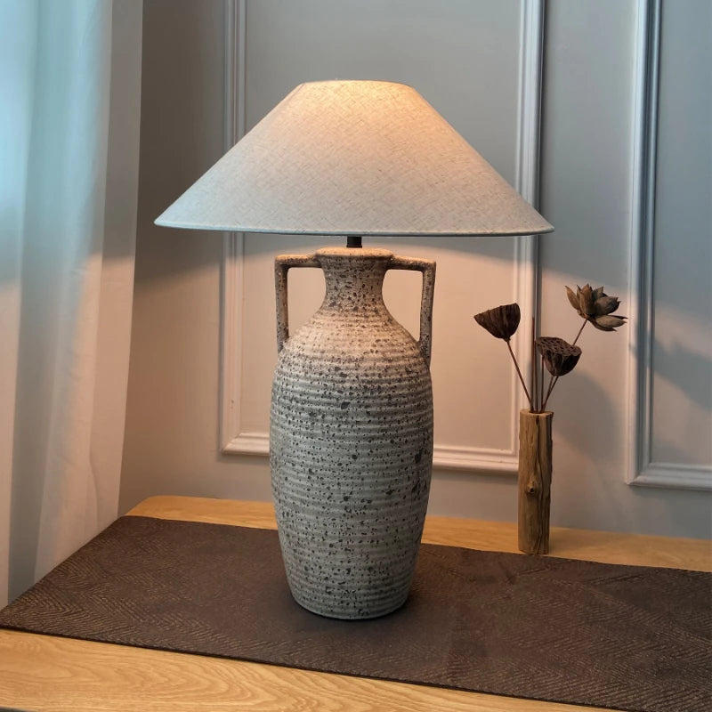 NYRA Handmade Ceramic Desk Lamp | Nyralondon