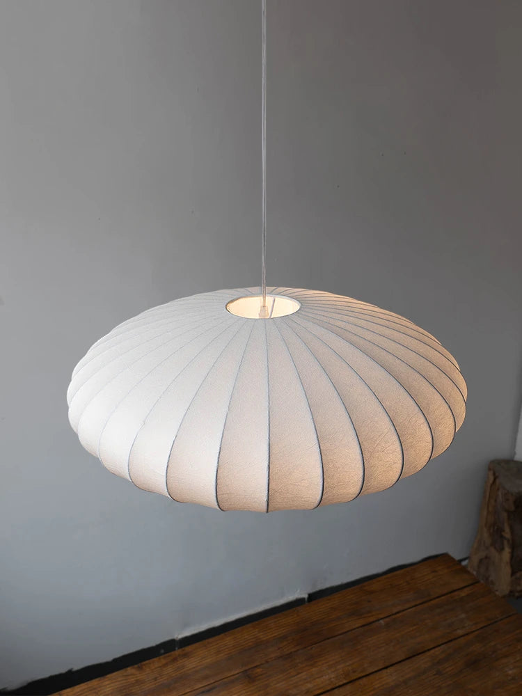 Silk Oval Pendant Lamps